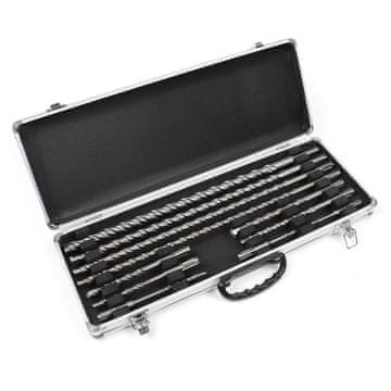 Wiltec 11-dijelni set SDS plus svrdla za beton 5-20mm + aluminijsko kućište