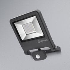 LEDVANCE Vanjski LED 50W reflektor sa senzorom IP44 crni