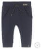 Dirkje hlače za djevojčice s volanima, od organskog pamuka, tamno plava, 62 (WDB0404)