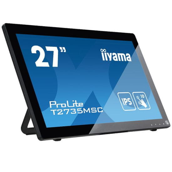 iiyama ProLite informacijski zaslon, 68,6 cm, FHD, IPS, PCAP, na dodir, LED, kamera (T2735MSC-B3)