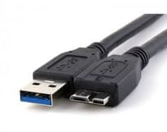 E-green kabel USB-A – USB-B Micro M/M, 2 m