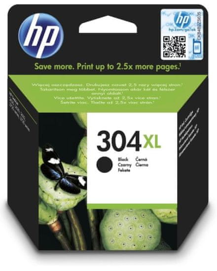 HP tinta 304XL, instant ink, crna, 300 stranica (N9K08AE)