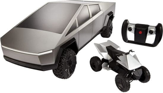 Hot Wheels R/C Cybertruck s cyber četverokotačem (GYD25)