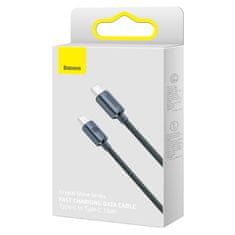 BASEUS Crystal Shine kabel USB-C / USB-C 5A 100W 1.2m, crno