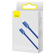 BASEUS Crystal Shine kabel USB-C / USB-C 5A 100W 1.2m, plava