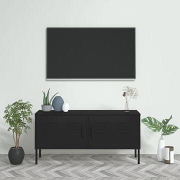 Vidaxl TV stalak crni 105x35x52 cm čelik