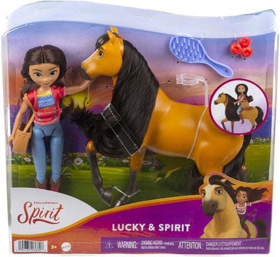 Mattel Lutka Spirit s konjem - Lucky i Spirit HHL11