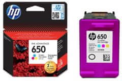 HP tinta 650, instant ink, tri boje