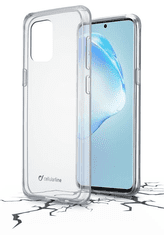 CellularLine Clear Strong maskica za Samsung Galaxy S22, silikonska, prozirna (CLEARDUOGALS22T)