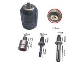 Beast Tools Hex SDS plus 1/2 adaptera s automatskom stezaljkom glavom 13 mm
