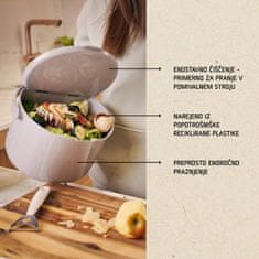 Skaza Organko Daily posuda za biološki otpad, 3,3 L, svijetlo siva, 3,3 L