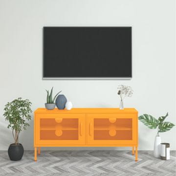 Vidaxl TV stalak boje senfa 105x35x50 cm čelik