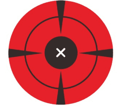 MXM Samoljepljiva meta za streličarstvo – 100 kom