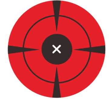 MXM Samoljepljiva meta za streličarstvo – 100 kom