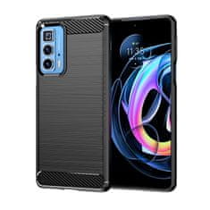 MG Carbon Case Flexible silikonska maska za Motorola Moto Edge 20 Pro, crno