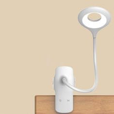 MG Reading LED lampa sa kopčom + kabel micro USB, bijela