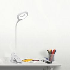 MG Reading LED lampa sa kopčom + kabel micro USB, bijela
