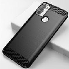 MG Carbon Case Flexible silikonska maska za Motorola Moto G50, crno