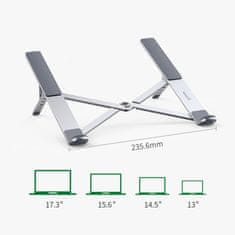 Ugreen LP451 držač za laptop 8 - 17.3'' , srebro