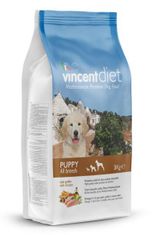 Vincent Diet hrana za mlade pse, piletina, 15 kg