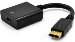 E-green Konverter DisplayPort (M), HDMI (F), crni