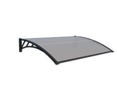 IWHOME Ulazni Nadstrešak ARTEMIS B-H 100x150cm PoliKarbonat Прозрачan