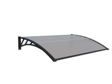 IWHOME Ulazni Nadstrešak ARTEMIS B-H 100x150cm PoliKarbonat Прозрачan