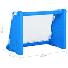 Vidaxl Dječji nogometni gol 100 x 75 x 55 cm plastični