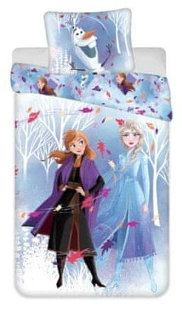 Jerry Fabrics Frozen 2 posteljina s jastučnicom, 50 x 70 cm, bijela