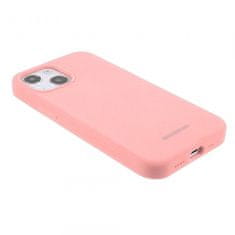 Goospery Soft Feeling maskica za iPhone 13, silikonska, roza