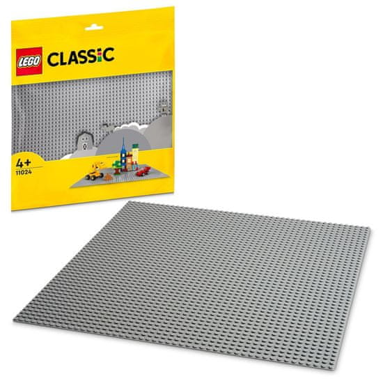 LEGO Classic 11024 podloga za sastavljanje, siva