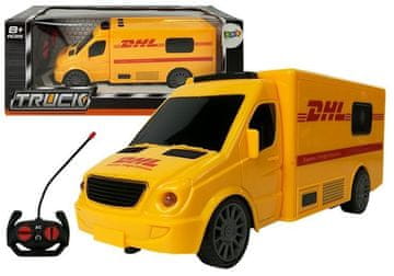 Lean-toys Dostavno vozilo na daljinsko upravljanje - svjetlosni i zvučni efekti