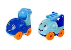 Lean-toys Benzinska postaja s automobilima - svjetlosni i zvučni efekti
