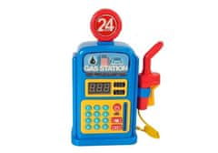 Lean-toys Benzinska postaja s automobilima - svjetlosni i zvučni efekti