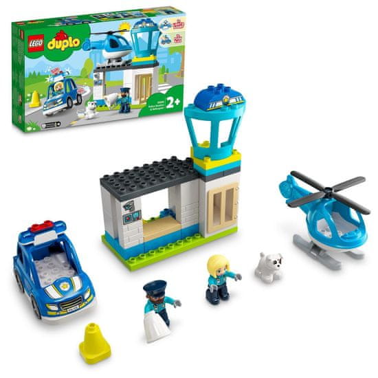 LEGO DUPLO 10959 Policijska postaja i helikopter