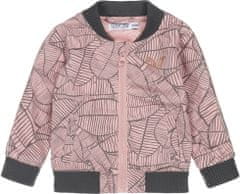 Dirkje jakna za djevojčice - lišće, roza, 86 (XD1002A)