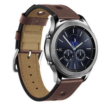 BStrap Leather Italy remen za Samsung Gear S3, dark Brown