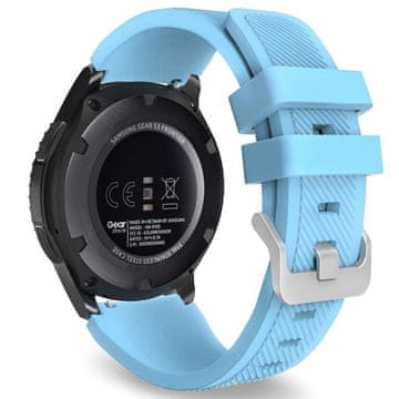 BStrap Silicone Sport remen za Samsung Gear S3, pastel blue