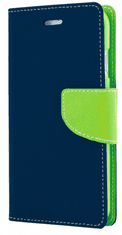 Havana Fancy Diary maskica za iPhone 13 Pro Max, preklopna, plavo-zelena
