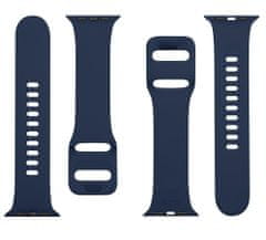 Tactical 795 silikonski remen za Apple Watch 1/2/3/4/5/6/7/SE, 42/44/45 mm, noćno plavi (57983101960)