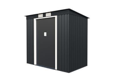 IWHOME Vrtni Skladišni Objekt ZEUS 2A, Antracit, 2.43 m², Čvrsta Čelična Konstrukcija
