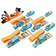 Wiltec Set 4x trake za vezivanje za auto 3.5m - remen