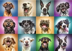 Trefl slagalica Smiješni portreti pasa, 1000 dijelova