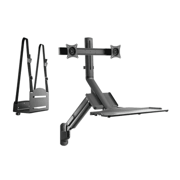 Maclean Držač za dva monitora i računalo MC-633