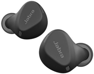 Minimalističke Bluetooth slušalice Jabra Elite 4, aktivna kontrola dodirom, glasovni asistent, trajanje baterije 7 h, IP57 vodootpornost, podrška za prašinu, znoj, upravljanje glasom, odličan zvuk, dinamični driveri, kutija za punjenje