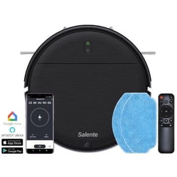 Salente robotski usisavač 2u1, Wi-Fi upravljanje putem aplikacije, usisavanje i pranje