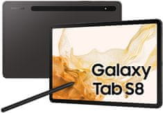 Samsung Galaxy Tab S8 (X700) tablet, Wi-Fi, 128 GB, tamno sivi