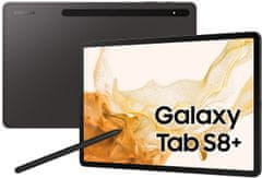 Samsung Galaxy Tab S8+ (X800) tablet, Wi-Fi, 128 GB, tamno sivi
