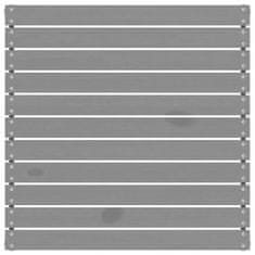 Vidaxl 3-dijelna vrtna garnitura s jastucima siva od masivne borovine