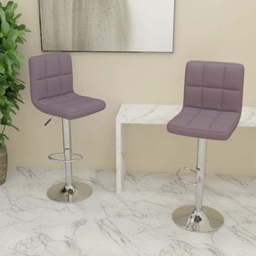 Vidaxl Barske stolice, set od 2, taupe, presvlake od tkanine